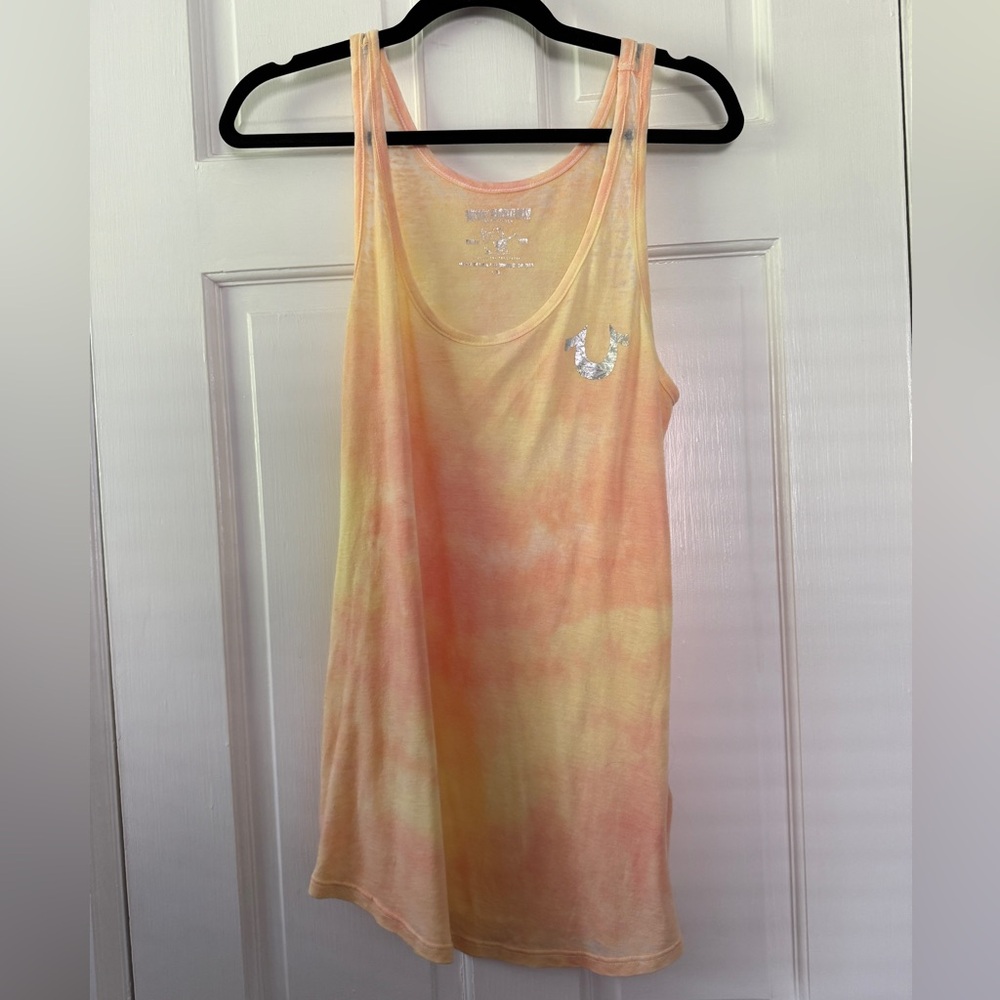 True Religion Women's Tie-Dye Tank Top